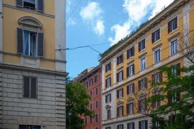 a group of buildings next to each other at New 3BR-2 Baths Near Vatican & Metro- The Comics House in Rome