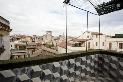 a view of a city from the roof of a building at 3000rome Di Parione in Rome