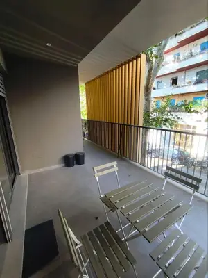a group of chairs sitting on top of a balcony at Romanello case e appartamenti vacanza in Rome
