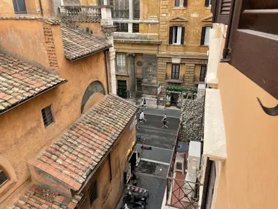 an aerial view of a city street with buildings at Civico43 in Rome