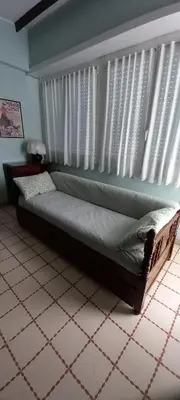 a bed in a room with a window with curtains at casawally MetroB Marconi SanPaoloBasilica Colosseo in Rome