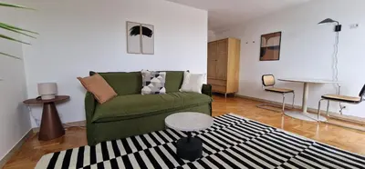 a bathroom with a toilet and a shower at Nox Romana Apartment - Polyclinic Gemelli - Penthouse with Large Panoramic View Terrace in Rome