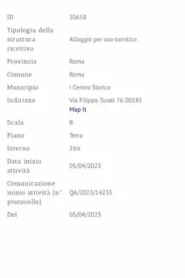 a screenshot of a cell phone screen with a list of names at Miniapartment in the center of Rome in Rome