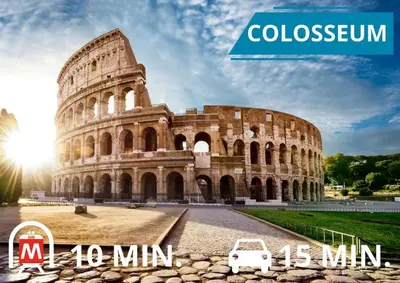 a car is parked in front of a building at EXCELLENT Palace in Rome