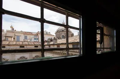 a view from a window of a building at Altieri Loft Pantheon in Rome