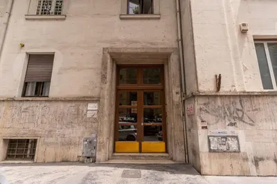 an entrance to a building with a door at Angelico 90 in Rome