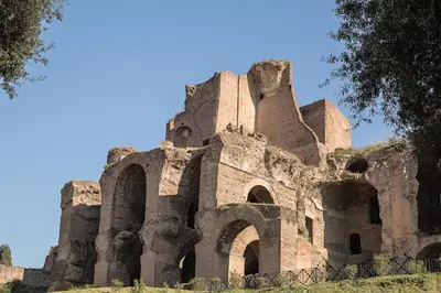 an old building on a hill with a blue sky at Il Monastero Collection in Rome
