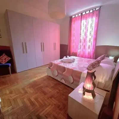 a bathroom with a toilet and a sink and a shower at Casa Tua a Porta Maggiore in Rome