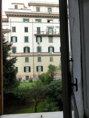 a view of a large building from a window at Suite 59 romeholidayhome in Rome