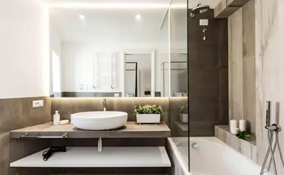 a bathroom with a sink and a bath tub with a sink at Thebestinrome Piazza di Spagna in Rome