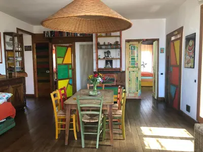 a dining room with a table and chairs at San Saba Rooftop Garden in Rome