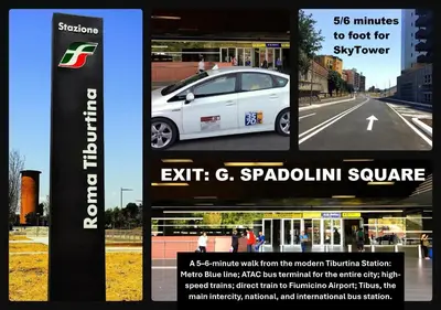 a screenshot of the sky browser homepage with the welcome to skydiver website at SkyTower in Rome