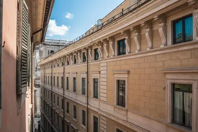 a view of a building from the street at Pantheon116 in Rome