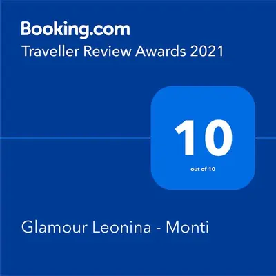 a blue calculator with the number on it at Glamour Leonina - Monti in Rome