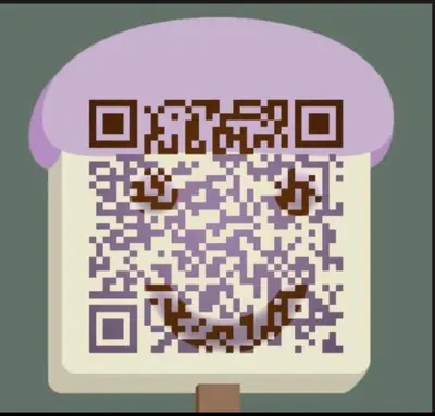 a jar with a qr code on it at Meltin' Rome Guest House in Rome