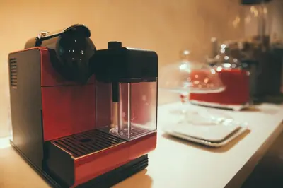 a coffee maker sitting on top of a counter at Lighthouse Suites Trastevere in Rome