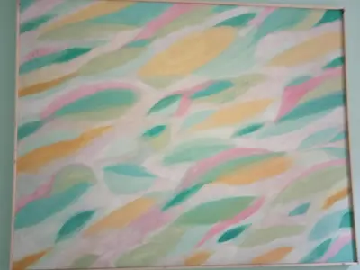 a close up of a painting with a pattern at Casa ParticulART in Rome