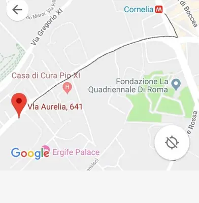 a map of guatemala with a red marker at Lovely Little Apartment in Via Aurelia in Rome