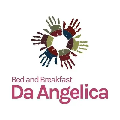 a logo for the bed and breakfast da america at Da Angelica in Rome