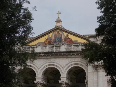 a building with a cross on top of it at Milla's house rome in Rome