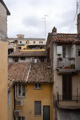 a view from the roof of an apartment building at Trastevere Heart Home in Rome