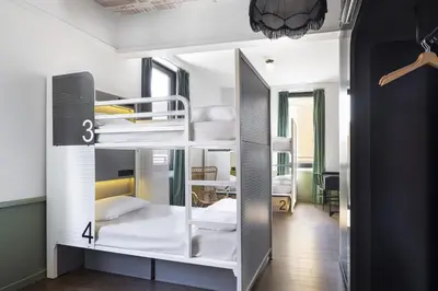 a dorm room with bunk beds in it at Generator Rome in Rome
