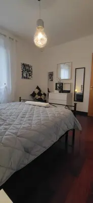 a bedroom with a large bed in a room at l'altra casetta dei Quintili in Rome